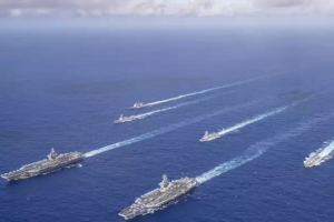 Beijing in tight spot as 2 US aircraft carriers conduct exercise in South China sea