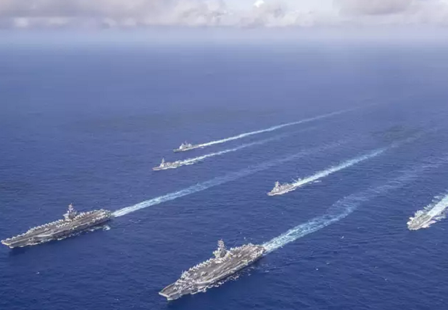 Beijing in tight spot as 2 US aircraft carriers conduct exercise in South China sea
