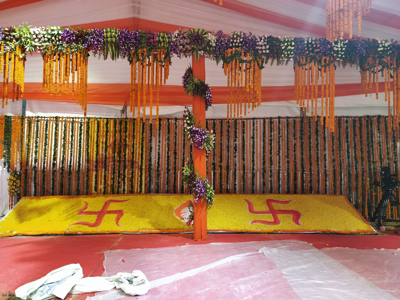 Ram Mandir Bhumi Pujan preparation in full swing | See Pics