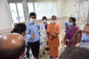 Yogi Adityanath inaugurates Noida’s biggest Covid-19 hospital with 400 beds