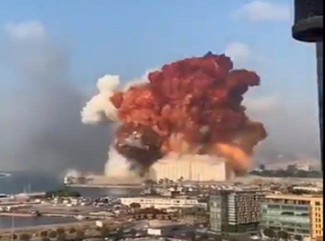 Beirut blast , lebanon