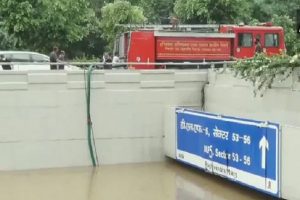 Rains lash Delhi-NCR, Gurugram roads turn into river