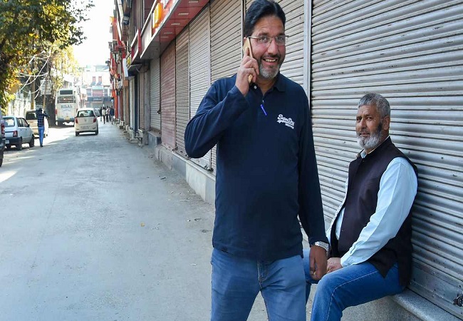 4G mobile internet services restored in 2 districts of J&K on trial basis