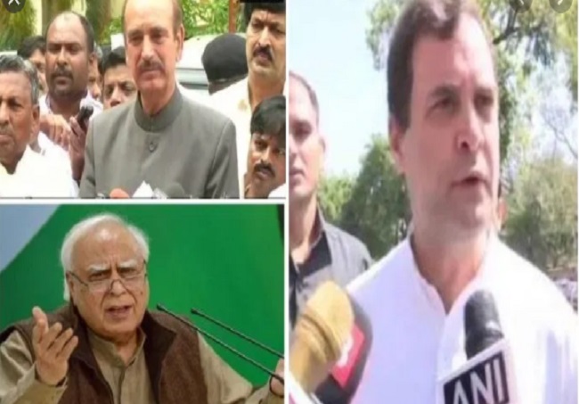 High drama at CWC meet: Rahul’s BJP charge, Sibal’s tweet rebuttal, Azad’s resignation offer