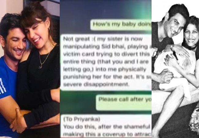Sushant Singh Rajput called sister ‘manipulative’, ‘Pure evil’: Rhea shares WhatsApp chats