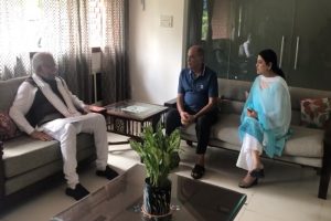 Haryana CM ML Khattar meets Sushant Singh Rajput’s father in Faridabad
