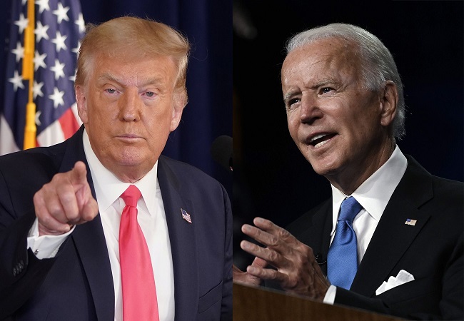 US Elections 2020: Biden displays cautious optimism while Trump has fiery confidence in election win