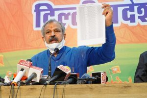 Delhi BJP chief accuses AAP of turning black money into white