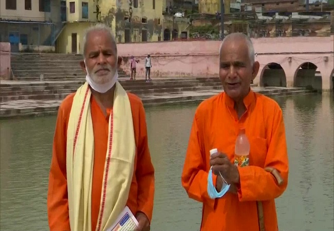 Brothers, who collected water from 150 rivers, in Ayodhya ahead of Ram Temple ceremony