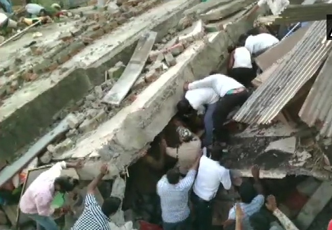 building collapse in dewas -