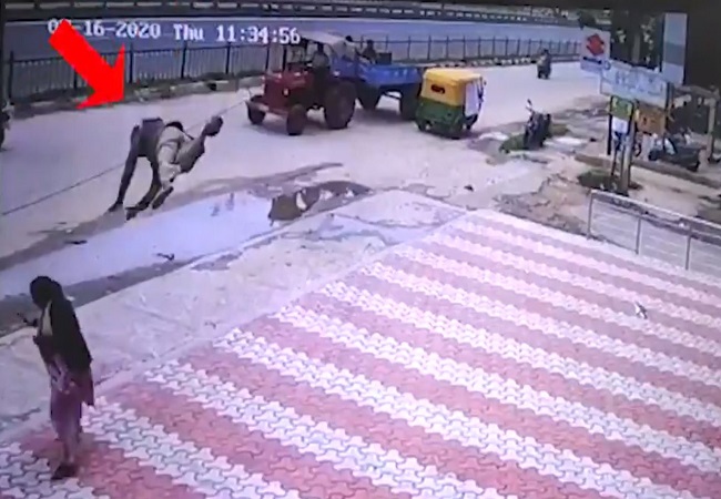 Viral Video: Bengaluru auto driver comes flying and crashes into woman