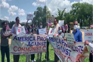 Indians, Vietnamese, Tibetans and Taiwanese hold anti-China protest at Capitol Hill