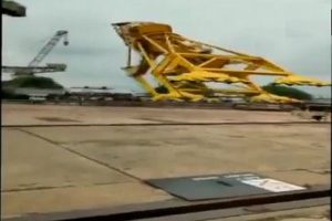 11 killed as crane collapses at Hindustan Shipyard in Visakhapatnam