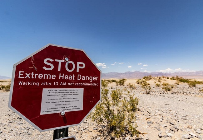 Mercury in Death Valley hits 54.4 degrees Celsius, hottest in US since 1913