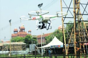 Flying drones around vital installations will now attract waging or attempting to wage war against GoI