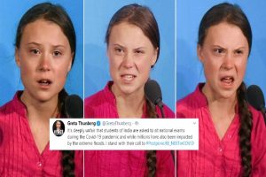 Greta Thunberg calls for postponing JEE and NEET, says deeply unfair for Indian students to sit in national exams during COVID-19