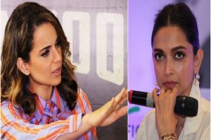 Kangana Ranaut takes a jibe at Deepika Padukone, says,”depression ka dhanda chalane walon ko public ne aukat dikhadi”