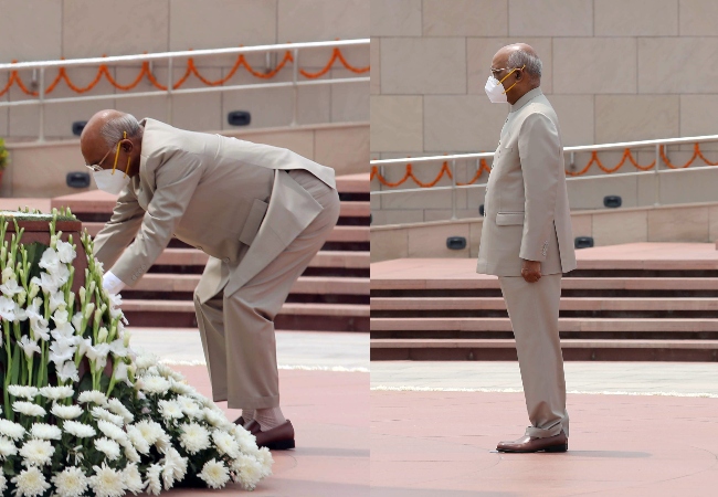 President Kovind pays tribute at National War Memorial on Independence Day