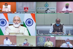 PM Modi holds COVID-19 review meeting with CMs