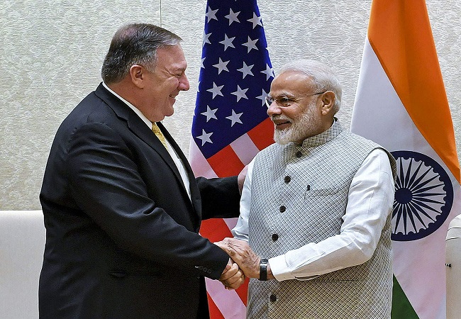 Pompeo wishes Happy Independence Day to India