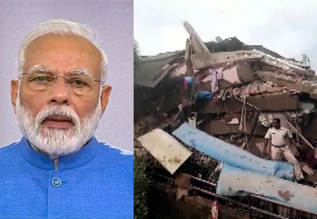 PM Modi expresses grief over the building collapse incident in Maharashtra’s Raigad
