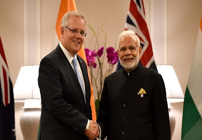 India-Australia friendship based on 'bharosa' and 'samman': Scott Morrison