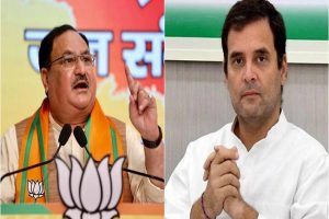 Conduct of Congress leaders, including Rahul Gandhi, during COVID will be remembered for duplicity, pettiness: JP Nadda to Sonia Gandhi