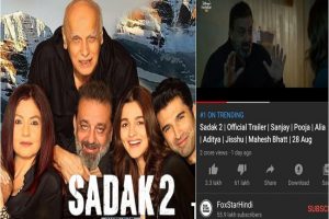Alia Bhatt’s Sadak 2 trailer receives 6 million dislikes on YouTube: Most disliked trailer on YouTube