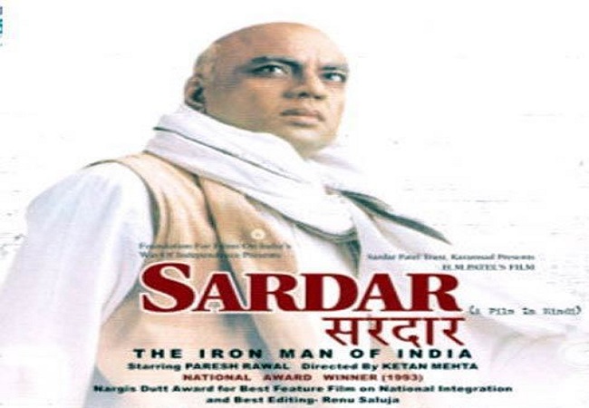 Paresh Rawal as Sardar Vallabhbhai Patel in 'Sardar'