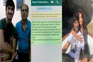 Sushant Singh Rajput’s father messaged Rhea Chakraborty in 2019; WhatsApp chat goes viral