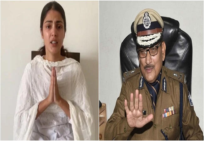 Bihar DGP Gupteshwar Pandey says Rhea ‘totally exposed’, was connected with drug peddlers