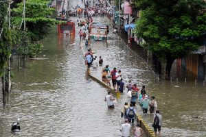 Heavy rain, water logging disrupts Mumbai’s public transport | See Pics