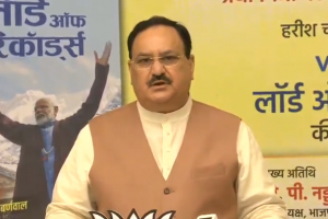 BJP National President J.P. Nadda releases book “Lord off the Record”