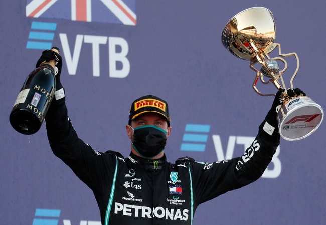 Valtteri Bottas wins Russian Grand Prix as Hamilton misses F1 win record