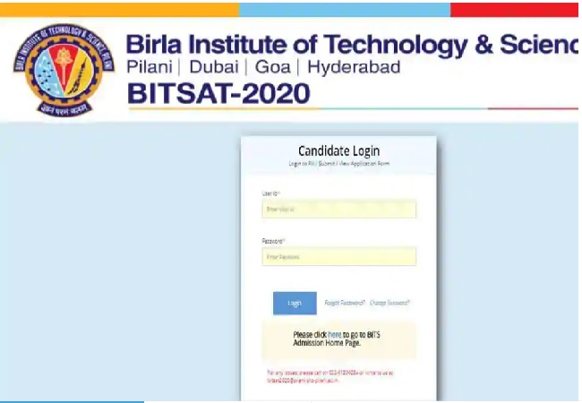 BITSAT admit card 2020 released at bitsadmission.com; check how to download