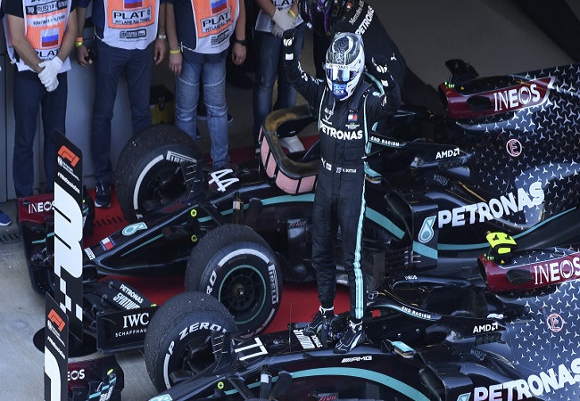 F1: Valtteri Bottas wins Russian Grand Prix as Hamilton misses win record