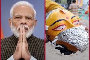 We pray to Maa Durga to bless with strength to overcome the global pandemic, Tweets PM Modi on Mahalaya