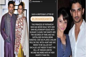 Farhan Akhtar’s girlfriend Shibani Dandekar attacks Ankita Lokhande over SSR, says she ‘wants 2 seconds Of fame’