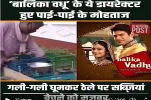 Balika Vdhua TV serial director forced to sell vegetables for a living