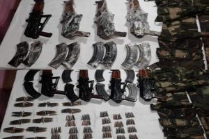 Indian Army foils Pak-backed terrorists’ bid to smuggle weapons through LoC; Finds AK-74s, 240 rounds of ammo