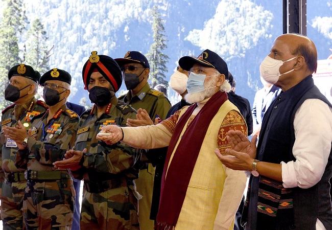 Atal Tunnel inauguration: PM Modi slams Cong for ignoring strategic projects, ‘compromising’ India’s defence interests