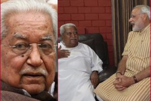 Keshubhai Patel dies at 92: President Kovind, PM Modi condole former Gujarat CM’s death