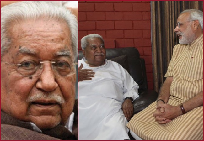 Keshubhai Patel dies at 92: President Kovind, PM Modi condole former Gujarat CM’s death
