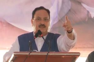 Congress lauding Pakistan when polls are on in Bihar: JP Nadda in election rally