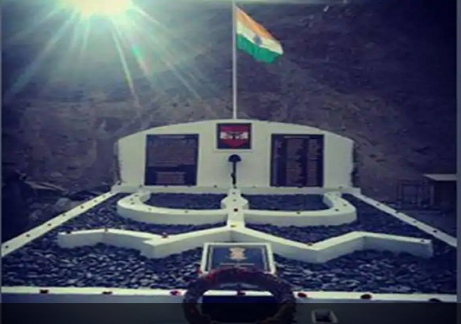 New memorial for 20 Army jawans who were martyred in Galwan valley clash