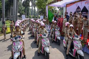 ‘Pink Patrol’ launched in Lucknow: 100 two-wheelers, 10 four-wheelers to safeguard women in city