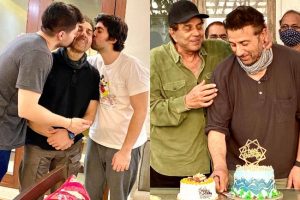 Fam jam! Dharmendra shares pictures from Sunny Deol’s birthday celebrations; See Pics