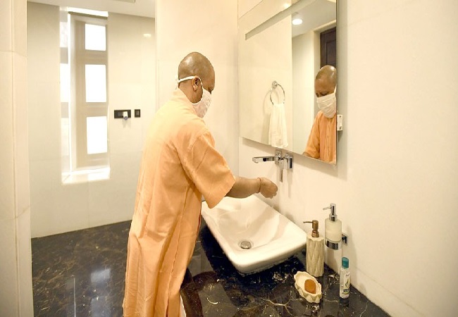 Global Hand Wash Day: UP CM Yogi Adityanath inaugurates #HaathDhonaRokeyCorona