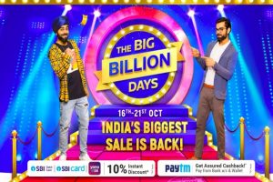 Flipkart Big Billion Days are back; Sale to start form October 16