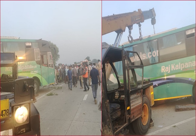 3 dead, 5 injured as bus overturns in UP’s Aligarh